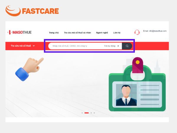 Tra cứu mã số thuế cá nhân bằng CCCD