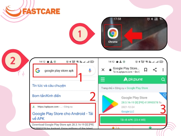 Tải CH Play về điện thoại