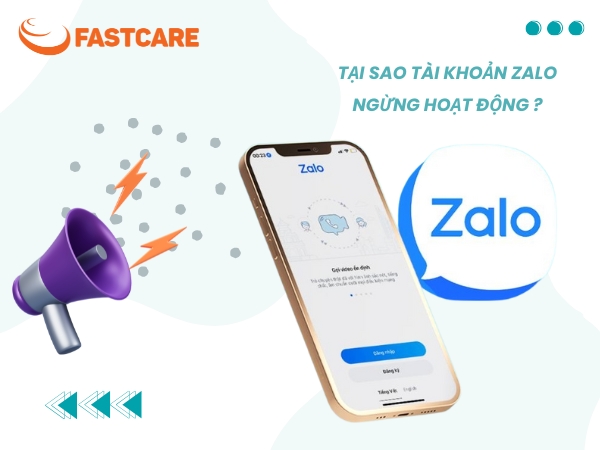 tài khoản zalo ngừng hoạt động