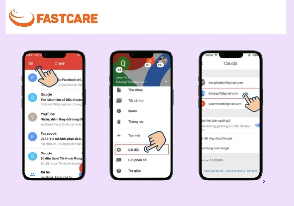 Cách đổi tên Gmail