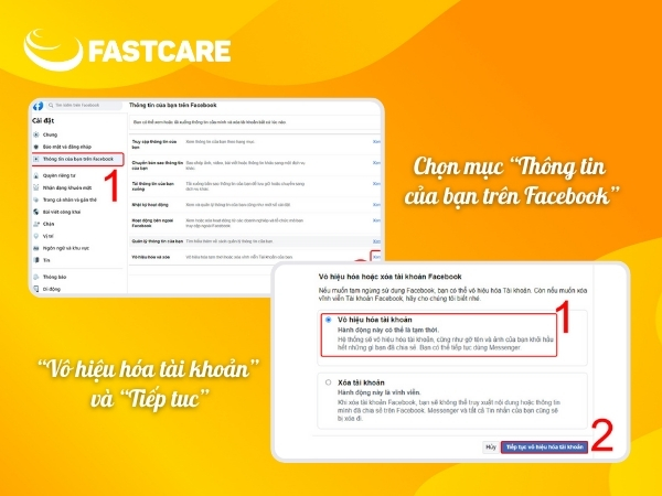 cách xóa tài khoản Facebook
