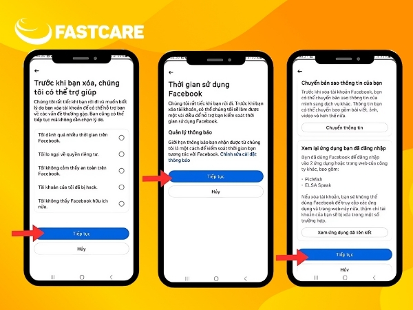 cách xóa tài khoản Facebook