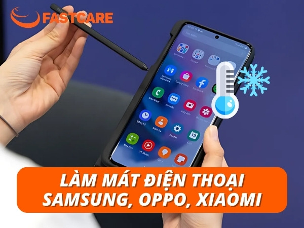 làm mát điện thoại