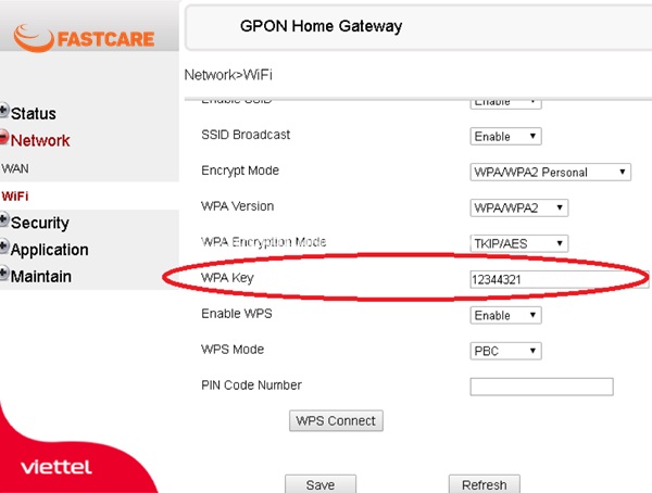 Cách đổi mật khẩu Wifi Viettel