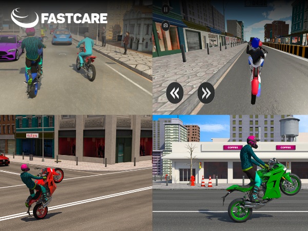  moto wheelie 3d