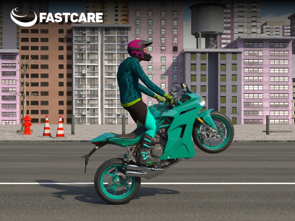  moto wheelie 3d