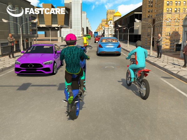  moto wheelie 3d