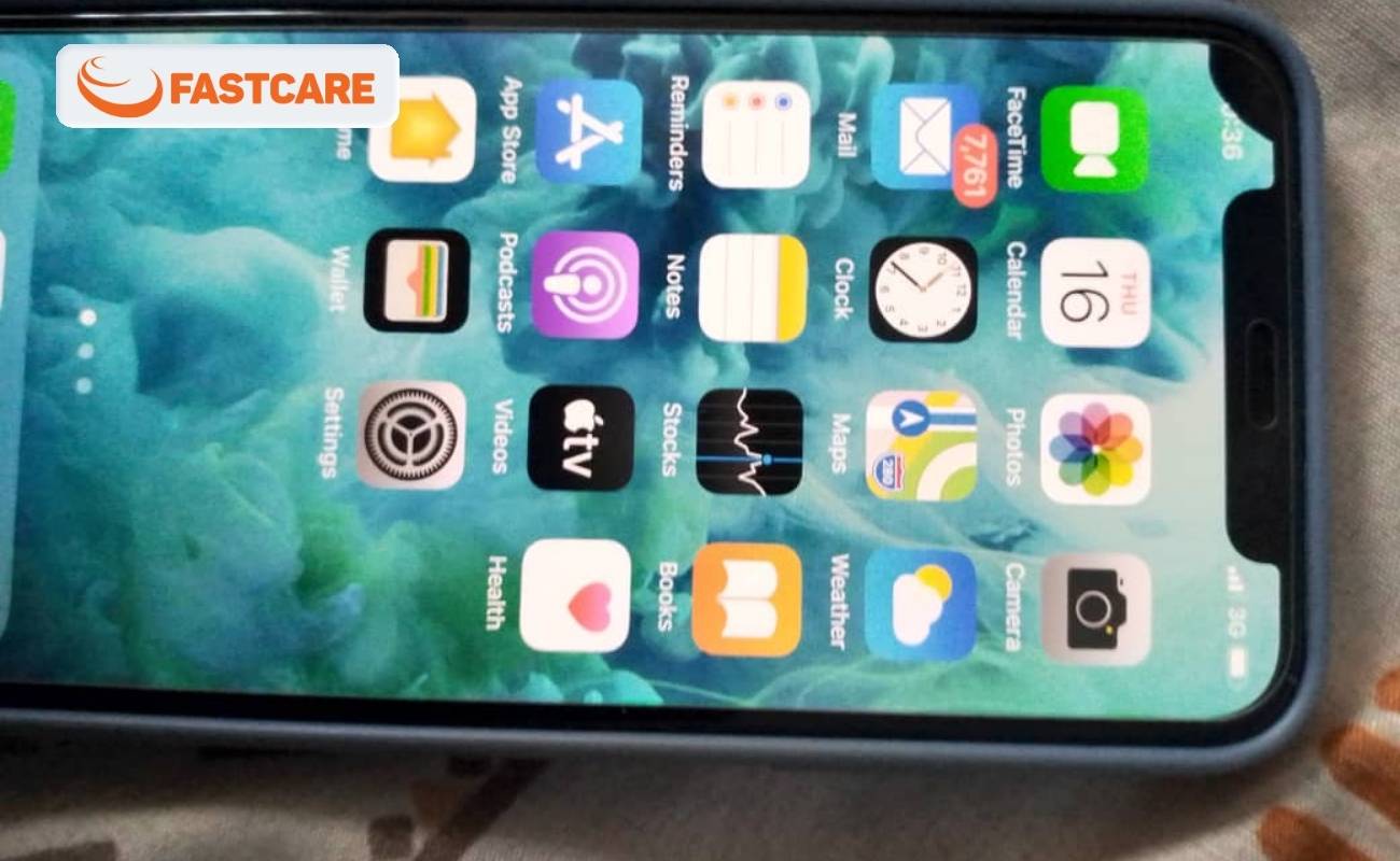 iPhone bị chảy mực