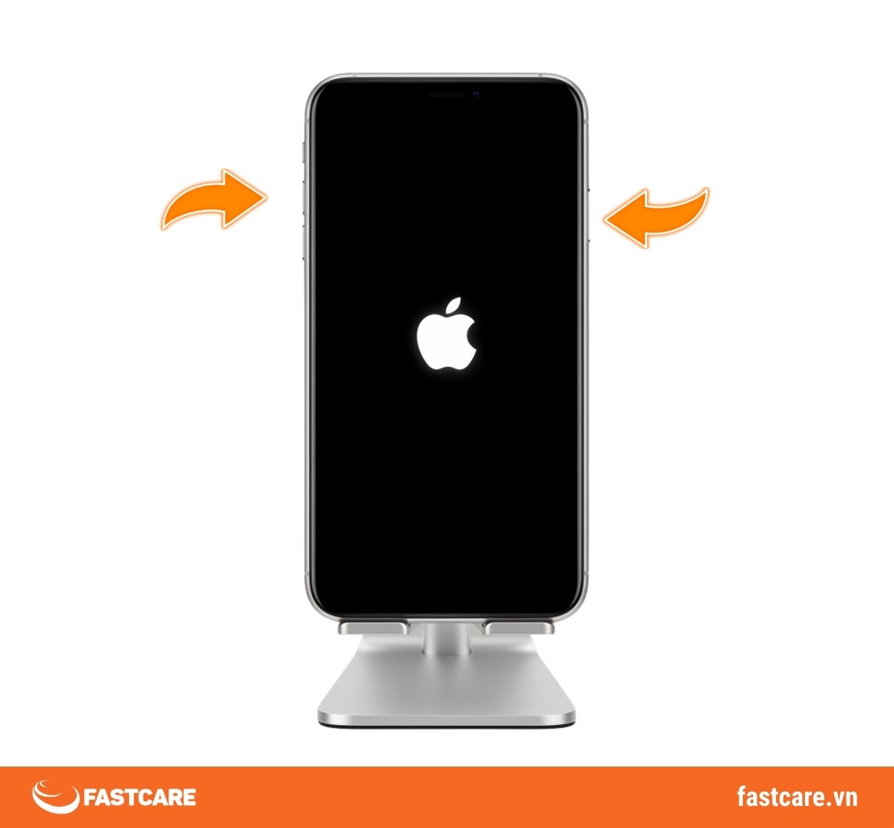 Khởi động lại iPhone X