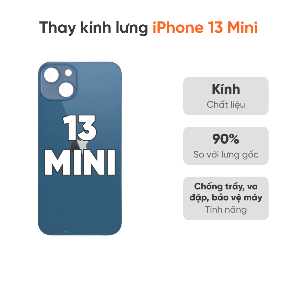 Thay kính lưng iPhone 13 Mini tại FASTCARE