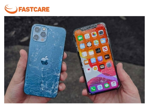iPhone bị bể màn hình trong