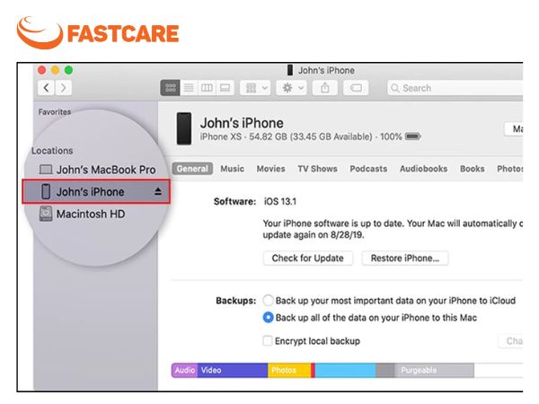 iPhone bị treo táo