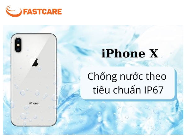 iPhone X có chống nước không