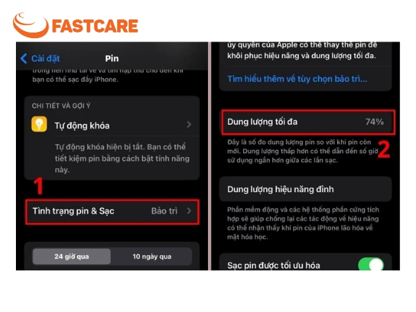 Mua iPhone cũ pin bao nhiêu là tốt