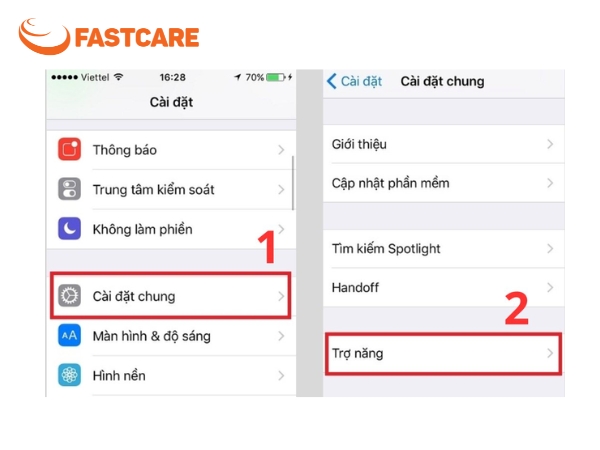 chỉnh màu màn hình iphone