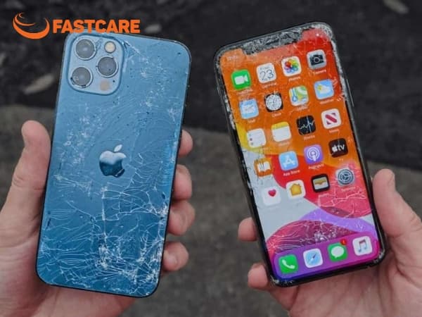 iPhone bị nứt mặt kính