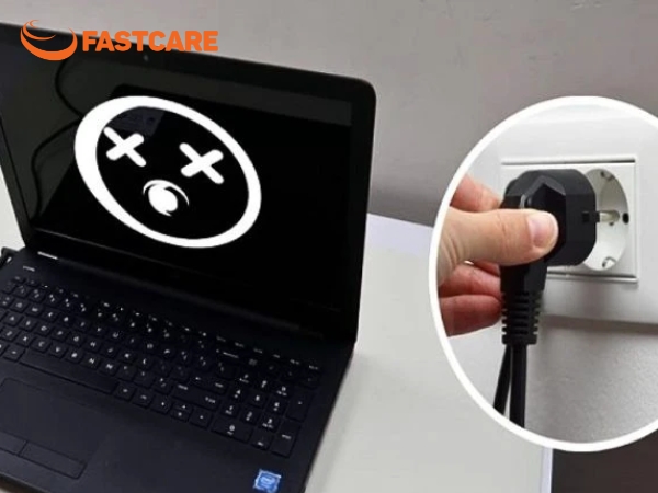 laptop mở không lên