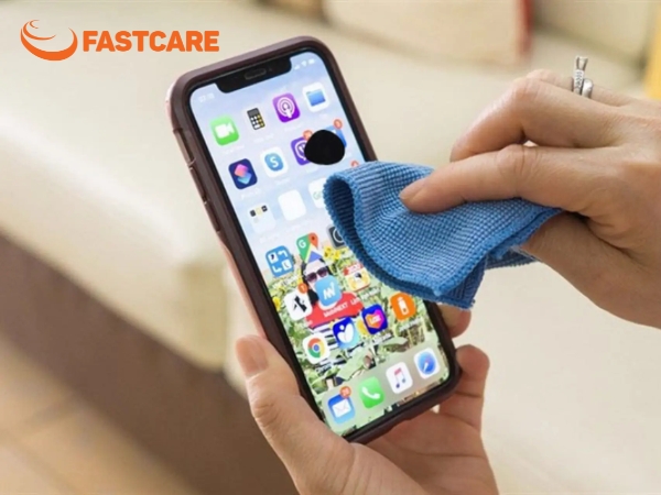 màn hình iPhone bị ẩm