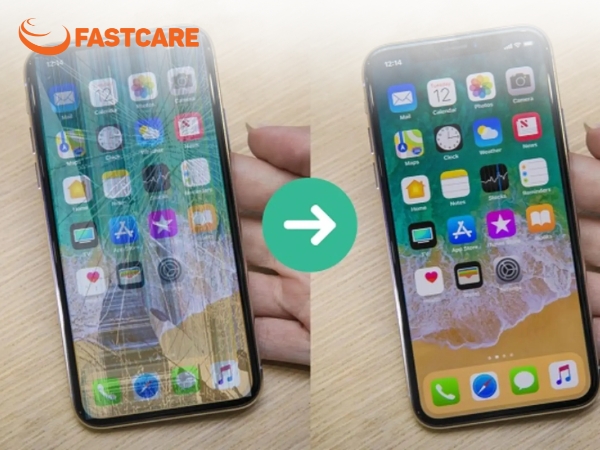 màn hình iPhone bị ẩm