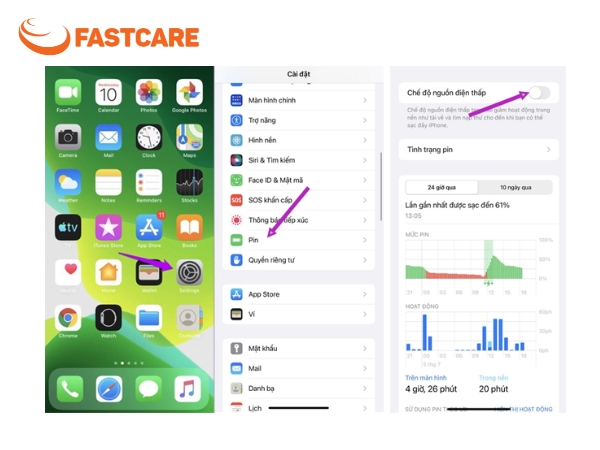 màn hình iphone bị tối