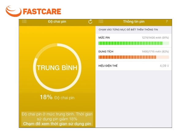 Tình trạng pin iPhone bao nhiêu là tốt