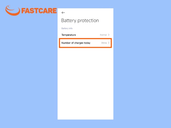 tra số lần sạc Xiaomi