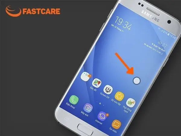 cài đặt nút home trên samsung