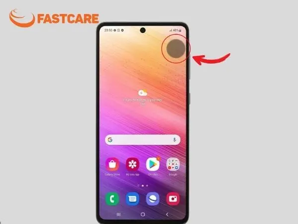 cài đặt nút home trên samsung