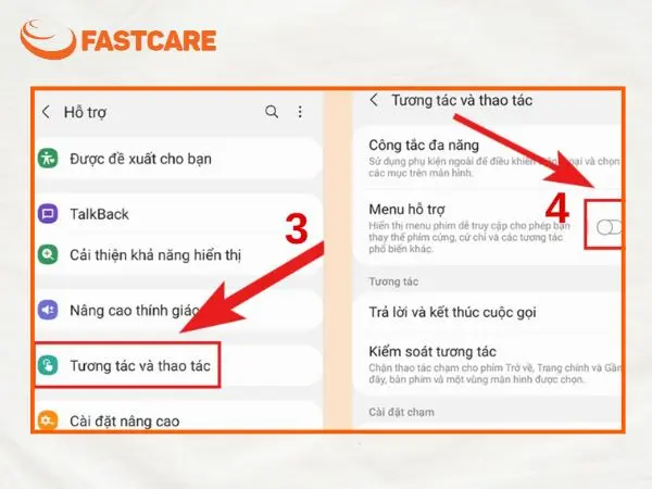 cài đặt nút home trên samsung