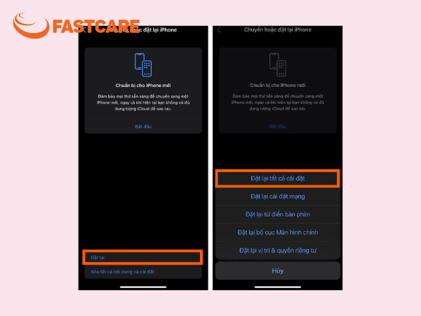 giờ trên màn hình khóa iphone bị mờ