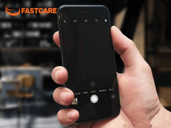 lỗi camera iphone bị đen