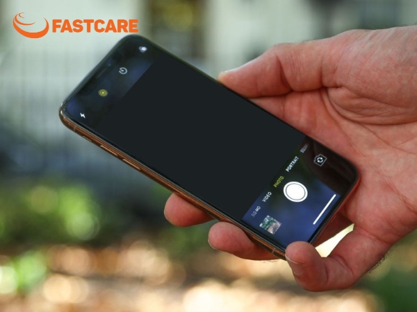 lỗi camera iphone bị đen
