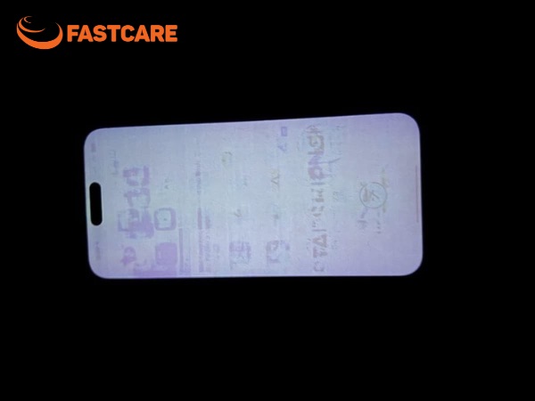 màn hình iphone bị lưu ảnh