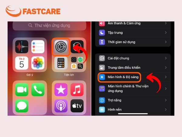 màn hình iphone bị lưu ảnh