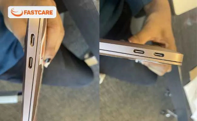 Vệ sinh cổng sạc MacBook