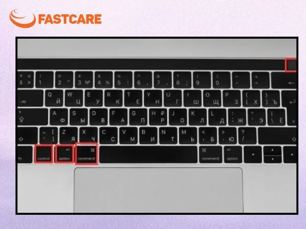 cách tắt macbook