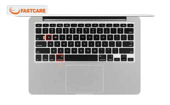 Thoát ứng dụng trên Macbook với Command + Q