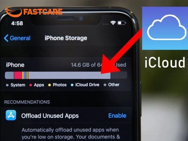 Cách chuyển dung lượng iCloud sang dung lượng iPhone