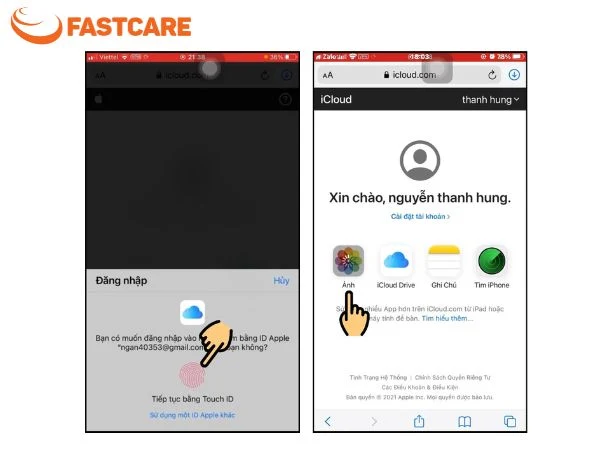 Cách chuyển dung lượng iCloud sang dung lượng iPhone