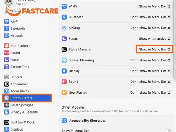 cách dùng stage manager trên macbook