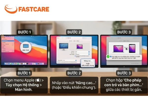 Cách dùng Universal Control kết nối MacBook và iPad