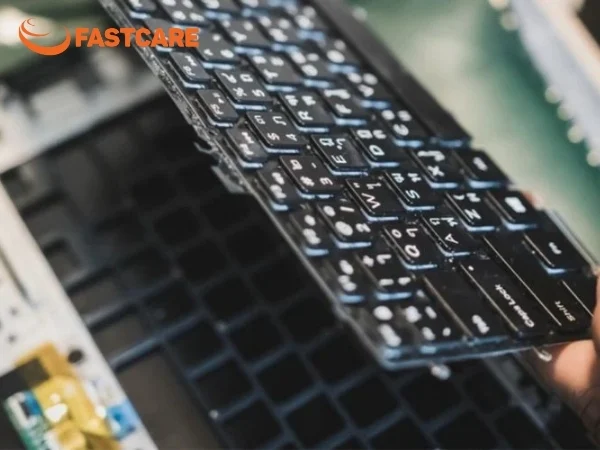 Cách tháo bàn phím laptop