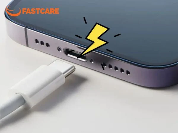 chuôi sạc iPhone bị lỏng
