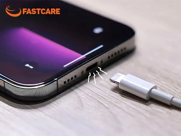 chuôi sạc iPhone bị lỏng