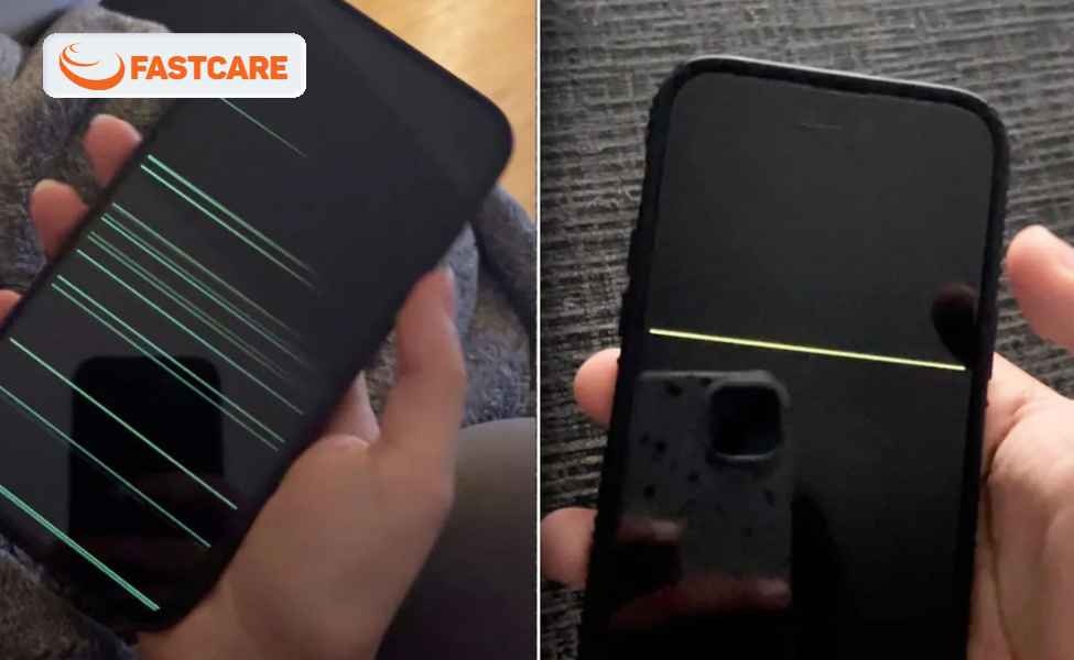 Màn hình iPhone 11 bị sọc