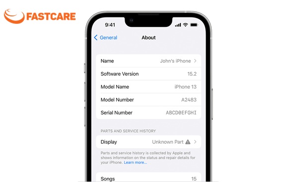 Cảnh báo linh kiện màn hình không xác định trên iPhone 12 Pro Cảnh báo linh kiện màn hình không xác định trên iPhone 12 Pro
