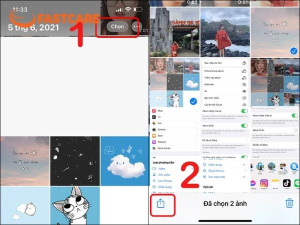 ẩn ảnh trên iPhone