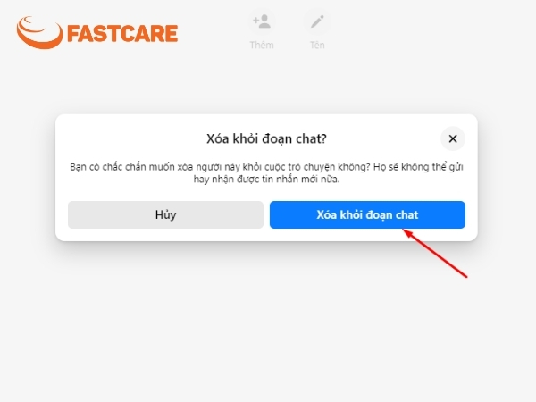 cách giải tán nhóm trên Messenger