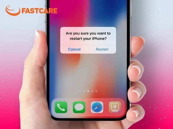 cách khởi động lại iphone