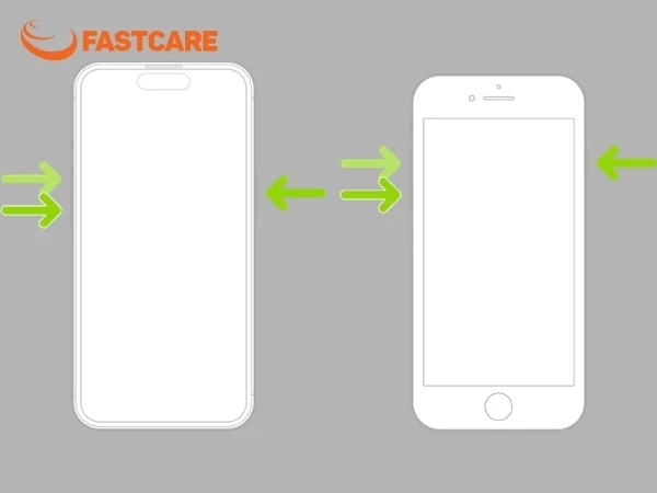 cách khởi động lại iphone